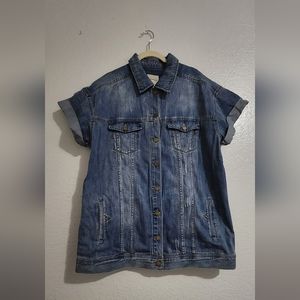 Liverpool Denim Button Up